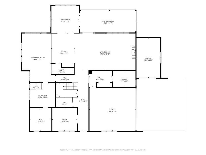 2D floor plan layout of this home in , Woodstock, GA (Image 7).