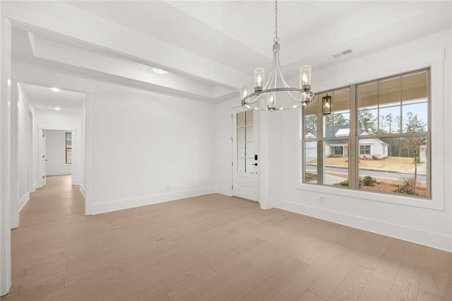 Spacious, unfurnished interior of a new home in Soleil Belmont Park, Canton (Image 20).