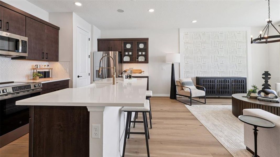 Furnished interior view inside a new home in Isla Mirada, San Antonio (Image 15).