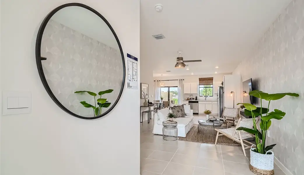 Furnished interior view inside a new home in Palm Cay, Florida City (Image 4).