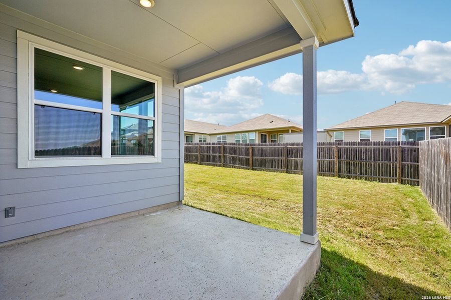 Exterior details and patio area of a home in Skybrooke, Live Oak (Image 23). Exterior details and patio area of a home in Skybrooke, Live Oak (Image 23).