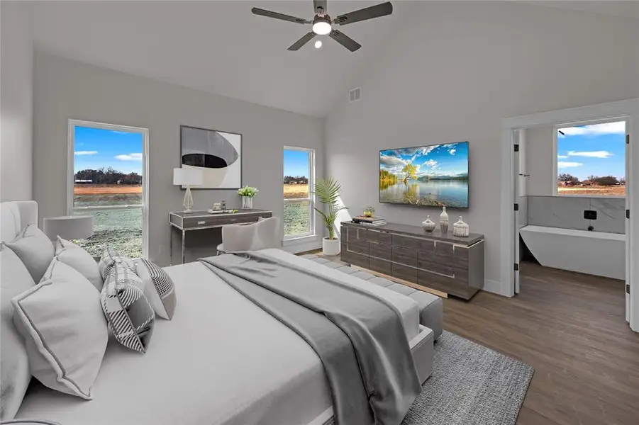 Furnished interior view inside a new home in , Rio Vista (Image 12).