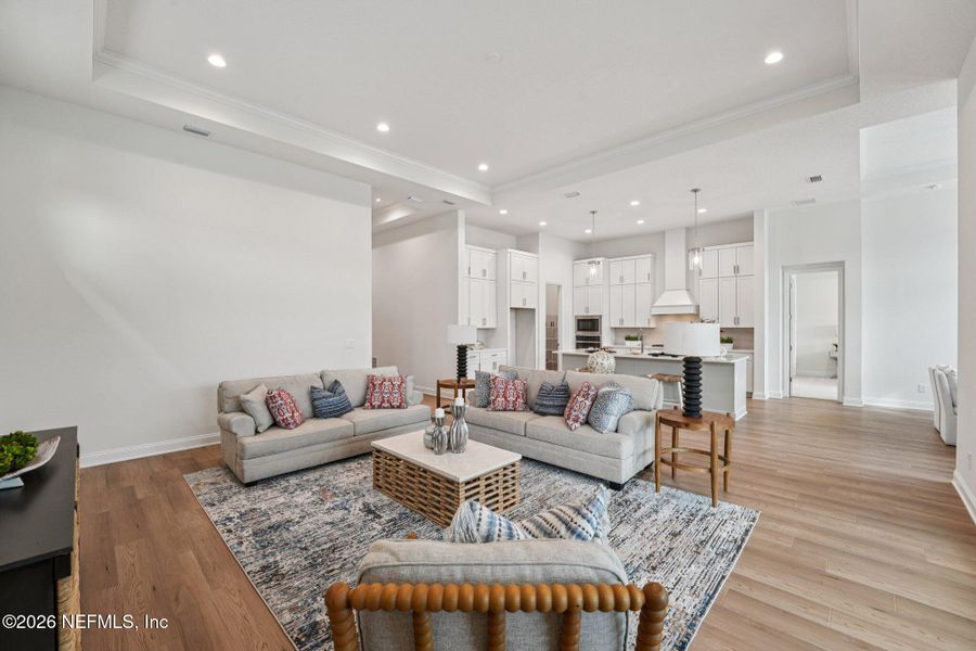 Furnished interior view inside a new home in Middlebourne, St. Johns (Image 5).