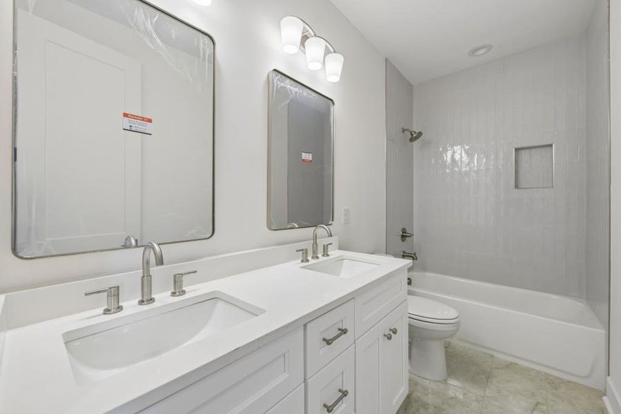 Furnished interior view inside a new home in Skyview On Broad, Sugar Hill (Image 10).