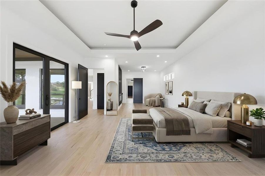 Furnished interior view inside a new home in , Hampton (Image 5).