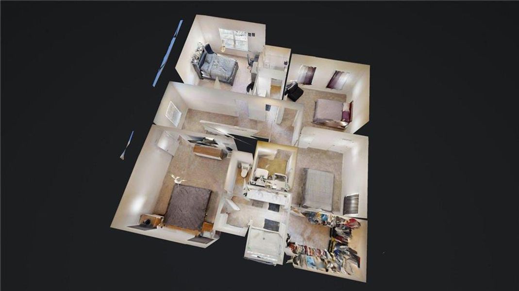 2D floor plan layout of this home in Evergreen at Lakeside, Temple, GA (Image 6). 2D floor plan layout of this home in Evergreen at Lakeside, Temple, GA (Image 6).