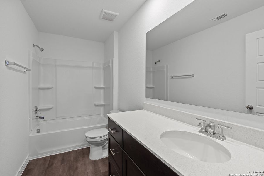 Furnished interior view inside a new home in The Overlook at Creekside, New Braunfels (Image 4).