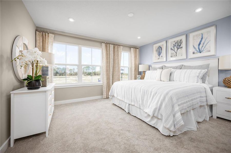 Furnished interior view inside a new home in Lake Mattie Preserve Townhomes, Auburndale (Image 8).