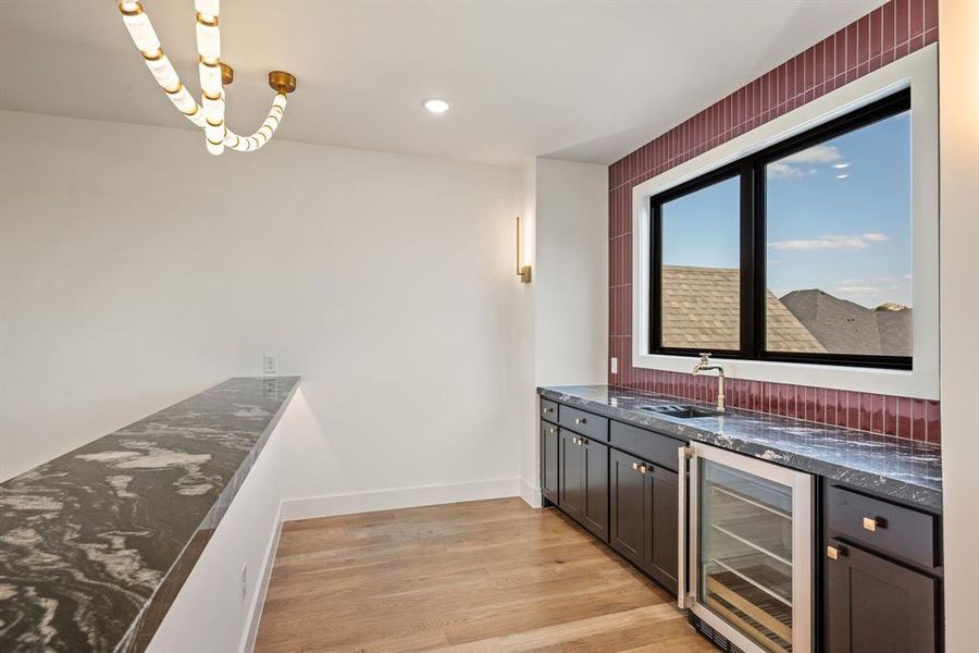 Furnished interior view inside a new home in The Resort on Eagle Mt. Lake, Fort Worth (Image 14).
