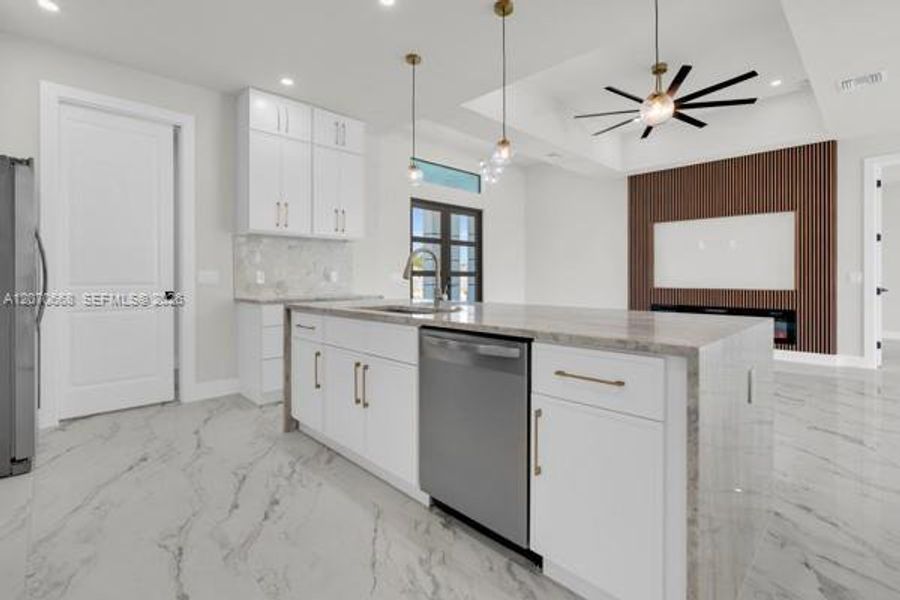 Furnished interior view inside a new home in , Cape Coral (Image 13).