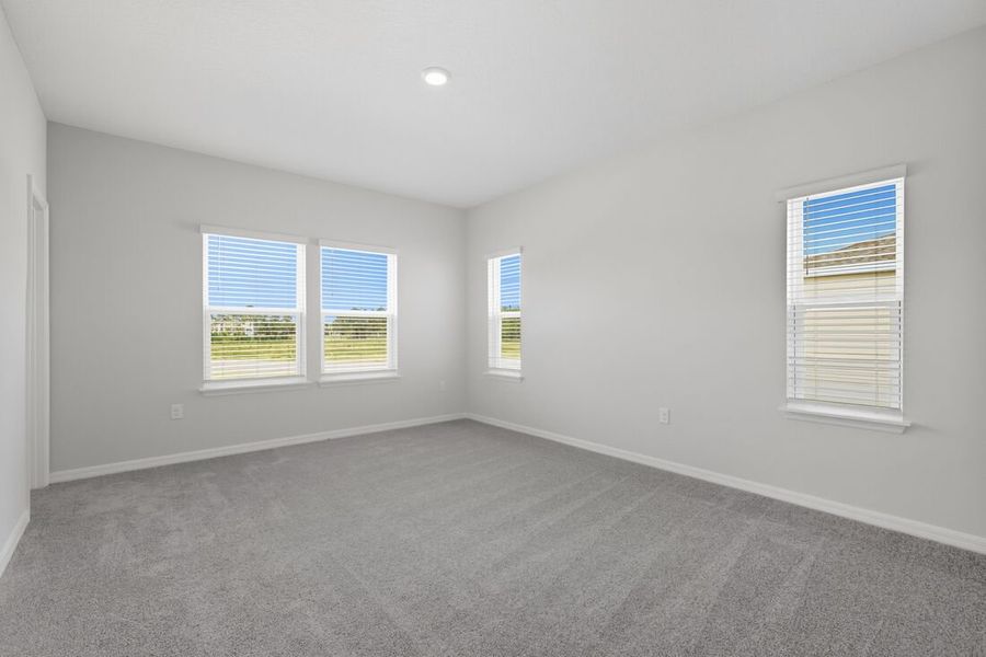 Spacious, unfurnished interior of a new home in Cherry Elm at SilverLeaf, St. Augustine (Image 41).