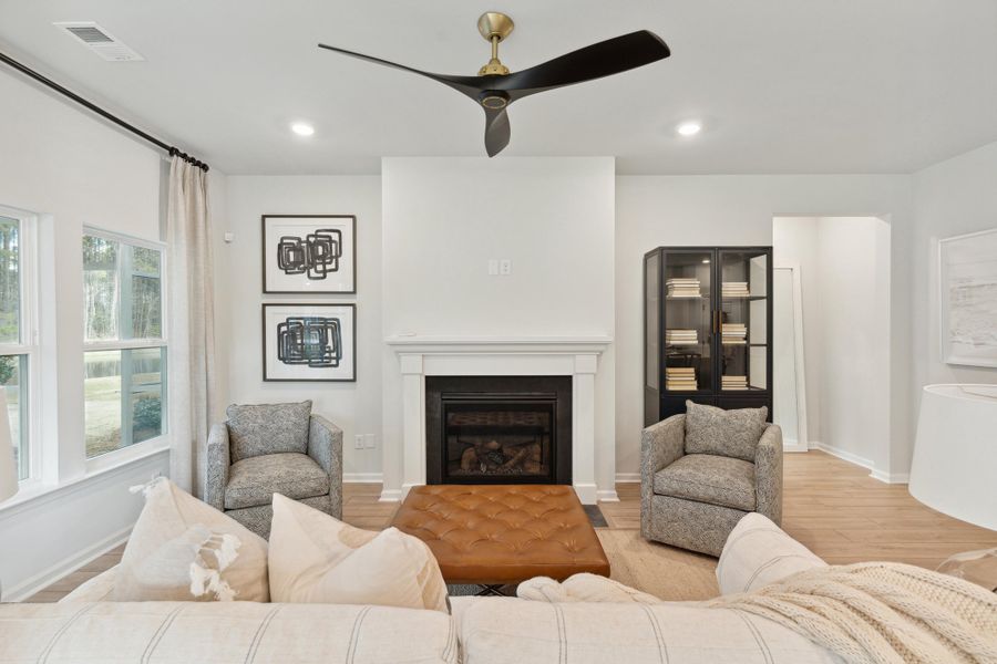 Furnished interior view inside a new home in Horizons at Summers Corner | 55+, Summerville (Image 3).