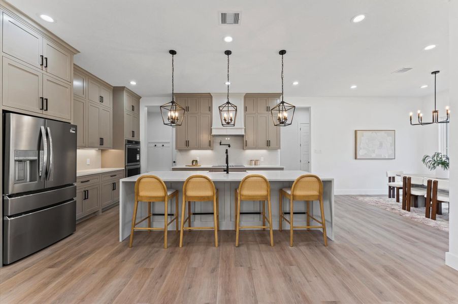 Furnished interior view inside a new home in , Conroe (Image 10).