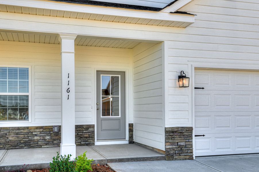 Exterior details and patio area of a home in The Sanctuary, Aiken (Image 17).