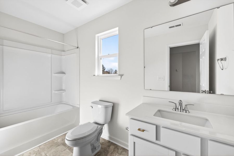 Furnished interior view inside a new home in Copper Ridge at Flowers Plantation, Clayton (Image 28).