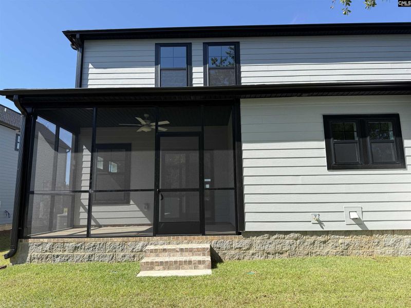 Exterior details and patio area of a home in Dunbar Village, Cayce (Image 26).