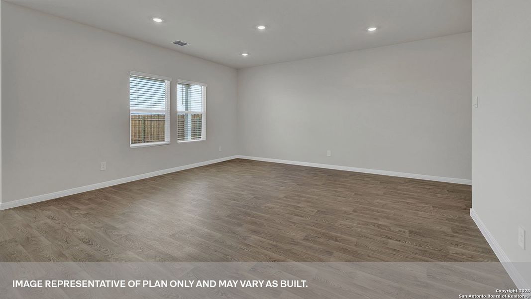Spacious, unfurnished interior of a new home in Paramount, Kyle (Image 21).