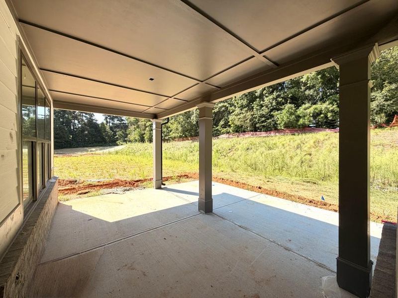 Exterior details and patio area of a home in Livingstone Park, Kennesaw (Image 22).