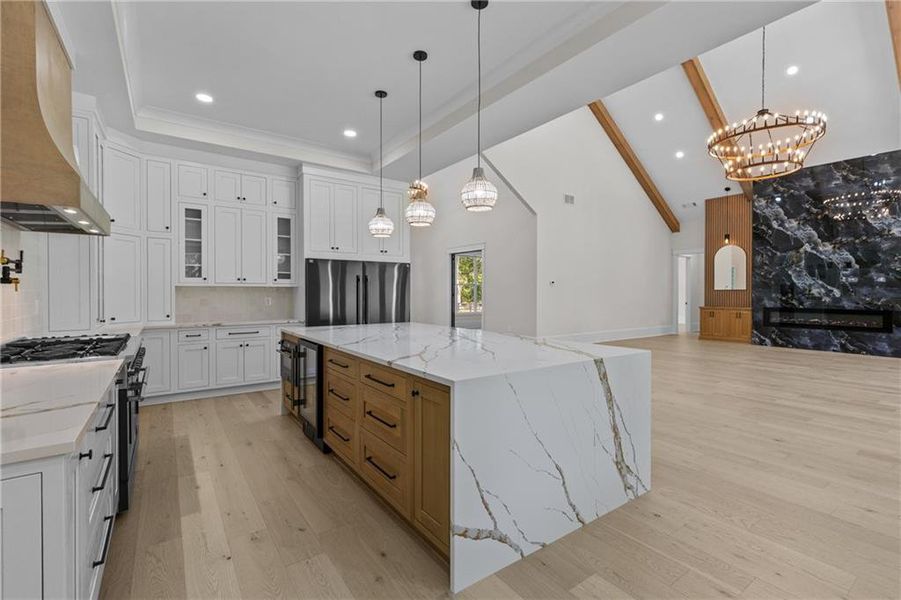 Furnished interior view inside a new home in , Monroe (Image 6).