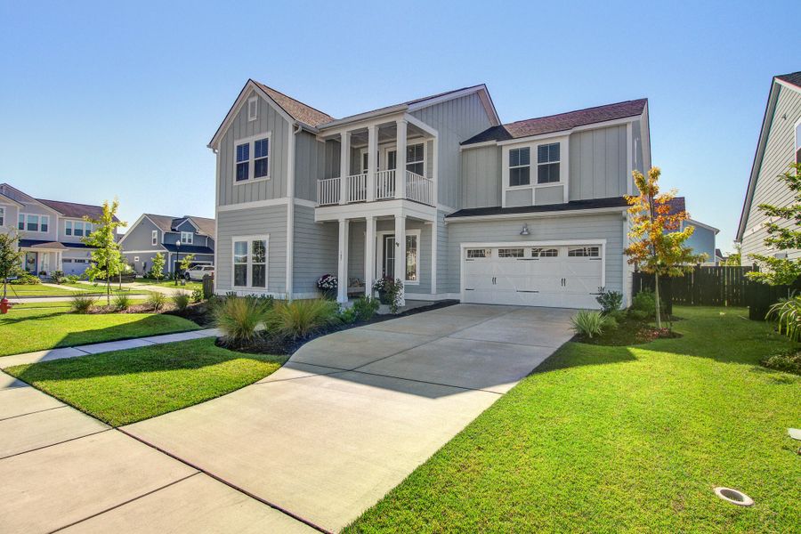 Front exterior of a new home in , Summerville, SC, highlighting curb appeal (Image 22).