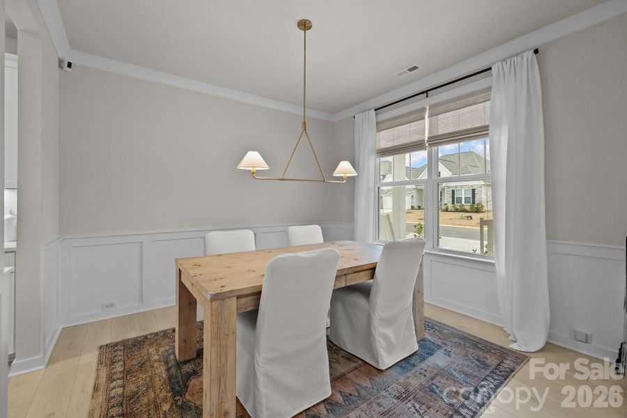 Furnished interior view inside a new home in , Mint Hill (Image 35).