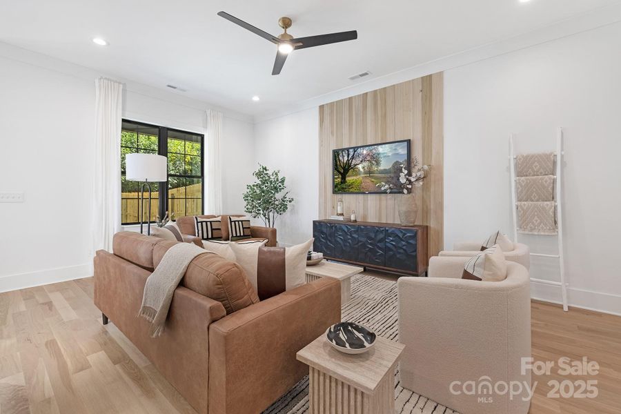 Furnished interior view inside a new home in , Charlotte (Image 5).