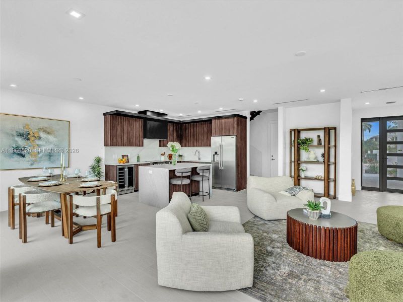 Furnished interior view inside a new home in , Dania Beach (Image 67). Furnished interior view inside a new home in , Dania Beach (Image 67).