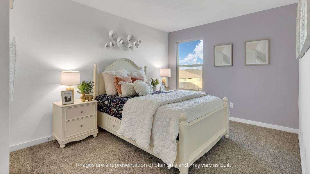 Furnished interior view inside a new home in Viridian, Lubbock (Image 22).