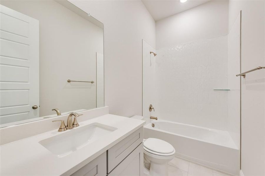 Furnished interior view inside a new home in Villages of Creekwood, Frisco (Image 10).