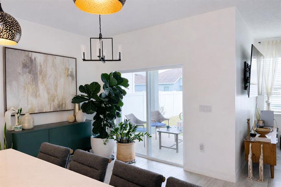 Furnished interior view inside a new home in Prairie Oaks, St. Cloud (Image 5).