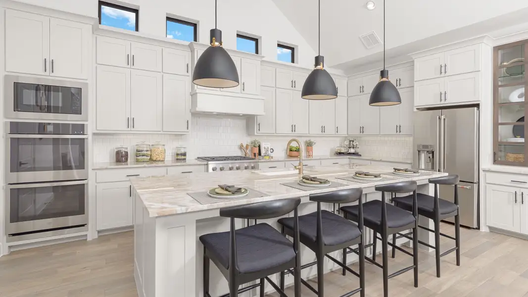 Furnished interior view inside a new home in Somerset Park, Rockwall (Image 3).