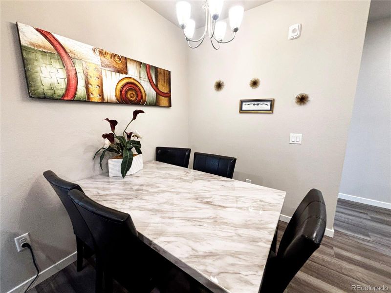 Furnished interior view inside a new home in , Parker (Image 7).