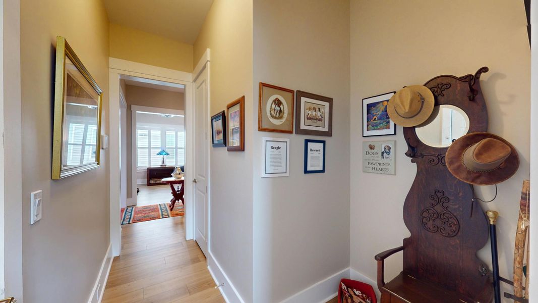 Furnished interior view inside a new home in Summerwind Crossing at Lakes of Cane Bay, Summerville (Image 53).
