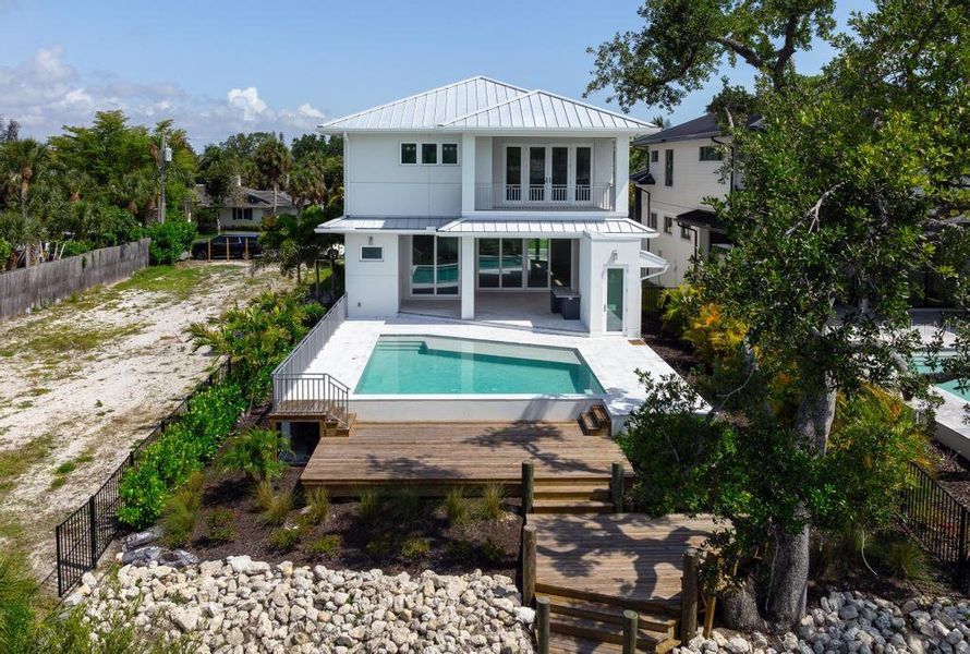 Exterior details and patio area of a home in , Sarasota (Image 35). Exterior details and patio area of a home in , Sarasota (Image 35).