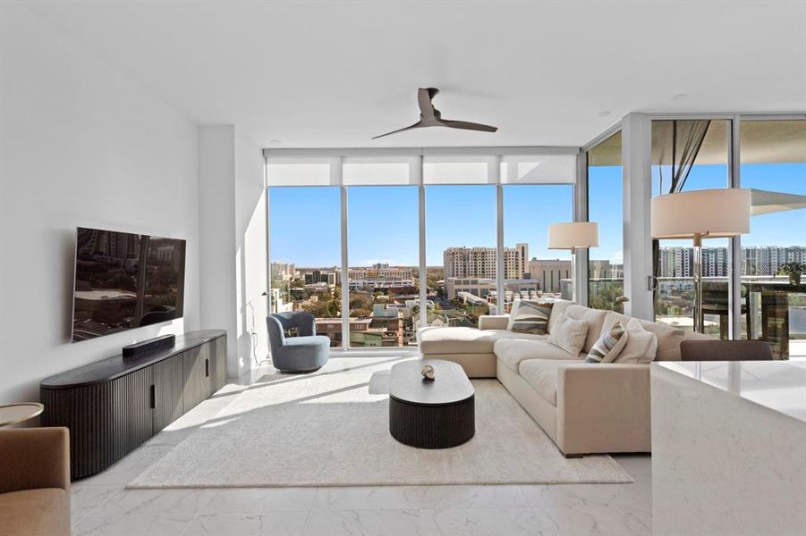 Furnished interior view inside a new home in , St. Petersburg (Image 10).