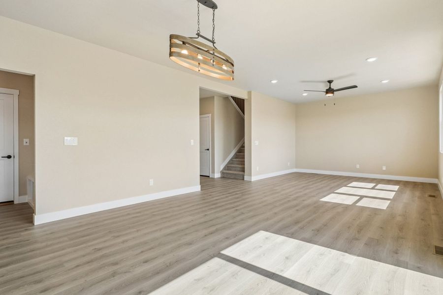 Spacious, unfurnished interior of a new home in The Glen, Colorado Springs (Image 32). Spacious, unfurnished interior of a new home in The Glen, Colorado Springs (Image 32).