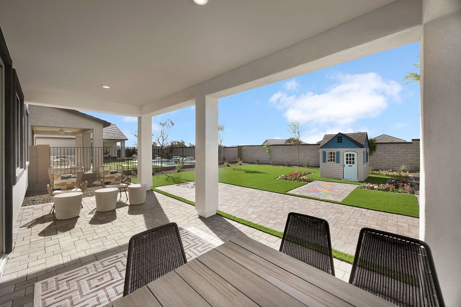 Representative exterior details of a home built from the Sienna by Mattamy Homes in Tyler Ranch, Buckeye (Image 3).