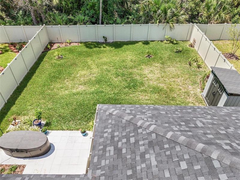 Exterior details and patio area of a home in , Flagler Beach (Image 33). Exterior details and patio area of a home in , Flagler Beach (Image 33).