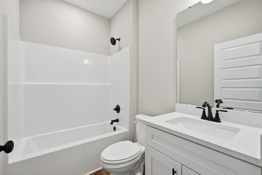 Furnished interior view inside a new home in Southern Charm, Crestview (Image 5).