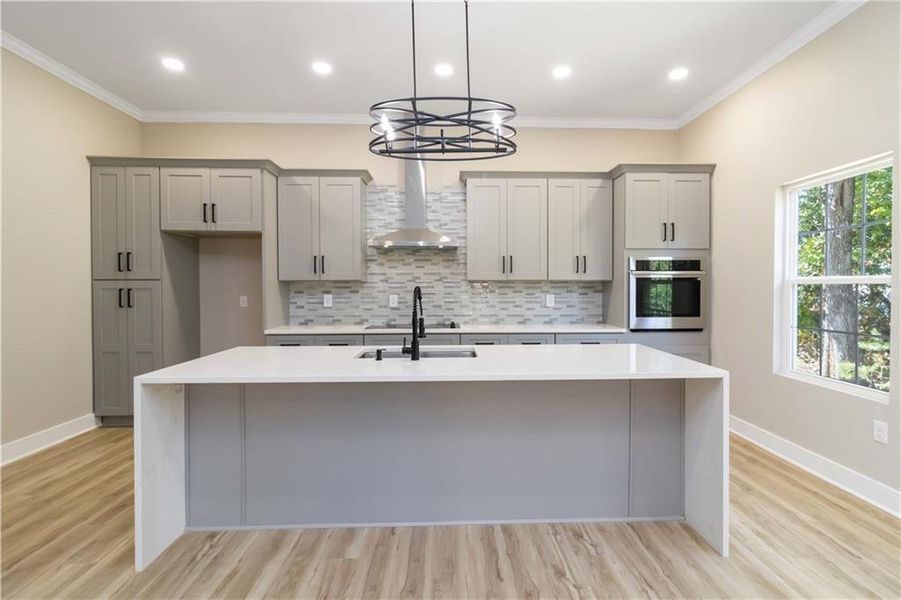 Furnished interior view inside a new home in , Atlanta (Image 40).