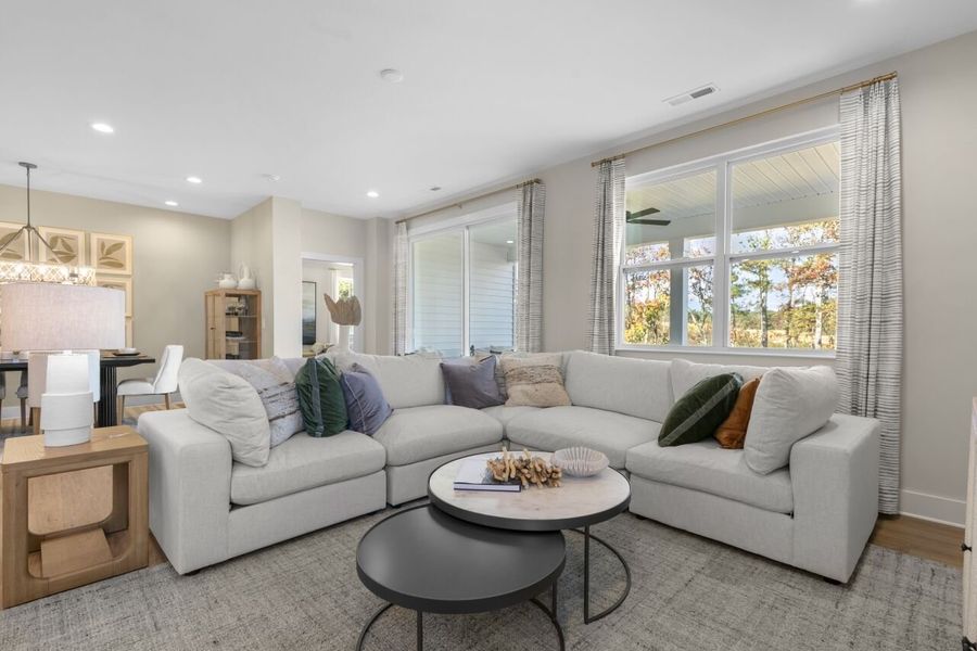 Representative furnished interior of a home built from the Glades by Mattamy Homes in Providence Creek, Fuquay Varina (Image 8).