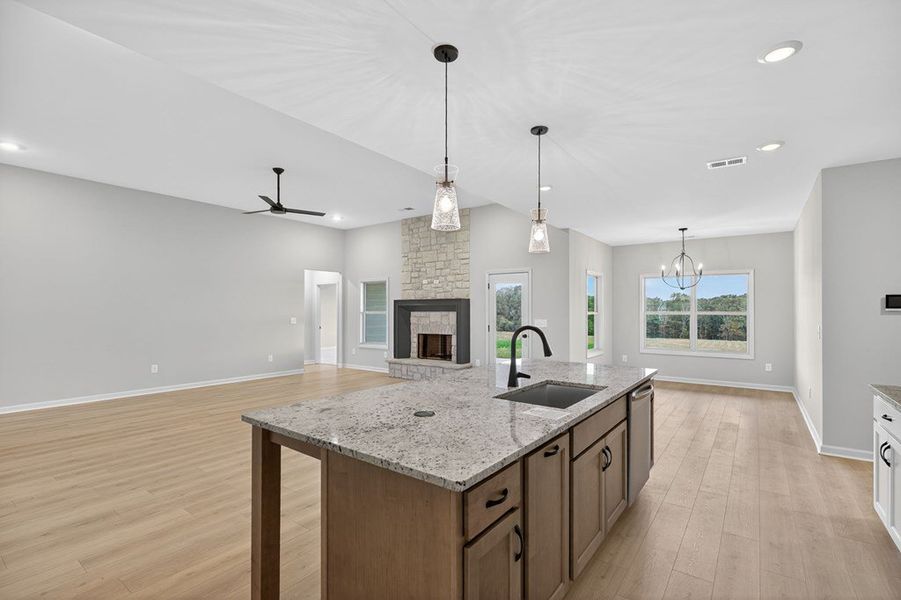 Furnished interior view inside a new home in GRAY ROAD, Roopville (Image 7).