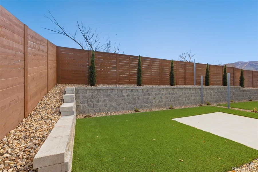 Exterior details and patio area of a home in , Colorado Springs (Image 22).