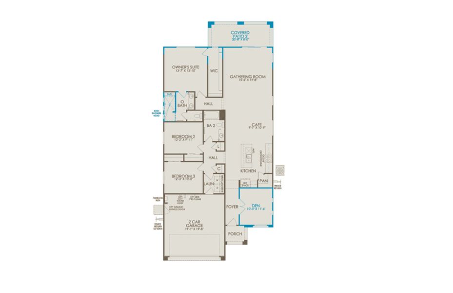 2D floor plan layout of this home in Upper Canyon, Phoenix, AZ (Image 3). 2D floor plan layout of this home in Upper Canyon, Phoenix, AZ (Image 3).