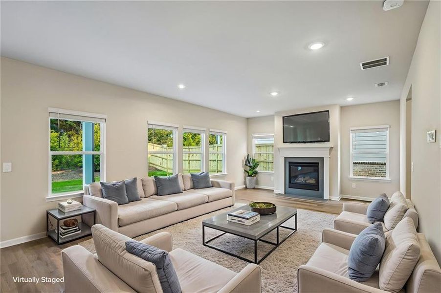 Furnished interior view inside a new home in Martin Springs - Estate Series, Lawrenceville (Image 7).