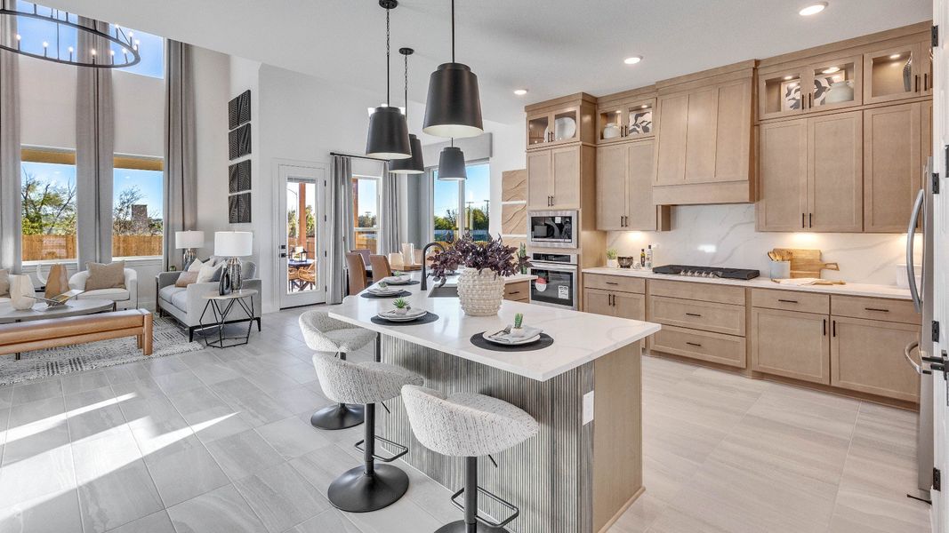 Furnished interior view inside a new home in Creeks Crossing, Elgin (Image 11).