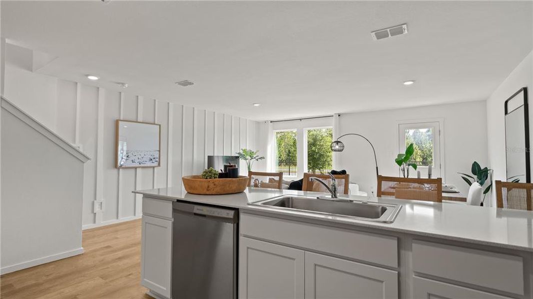 Furnished interior view inside a new home in , Davenport (Image 6).