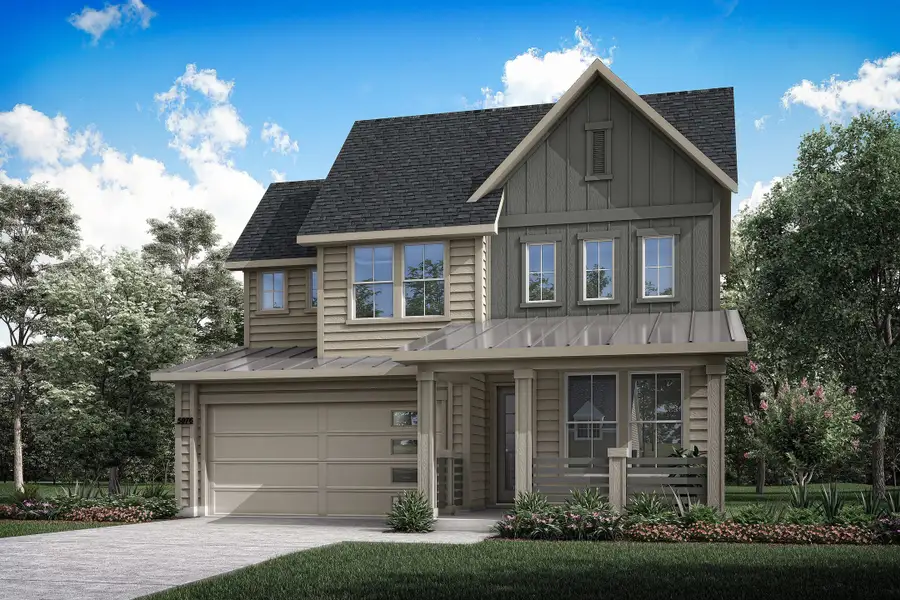 Representative exterior photo of a completed home built from the Magnolia by Tri Pointe Homes in Landmark, Denton, TX (Image 23). Representative exterior photo of a completed home built from the Magnolia by Tri Pointe Homes in Landmark, Denton, TX (Image 23).