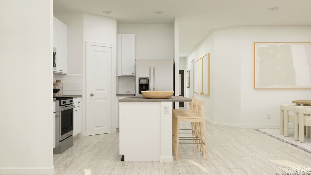 Furnished interior view inside a new home in , Corpus Christi (Image 3).