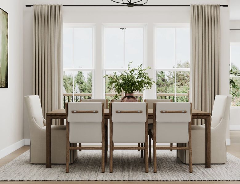 Representative furnished interior of a home built from the Toccoa by Beazer Homes in Estates at Daves Creek, Cumming (Image 8).